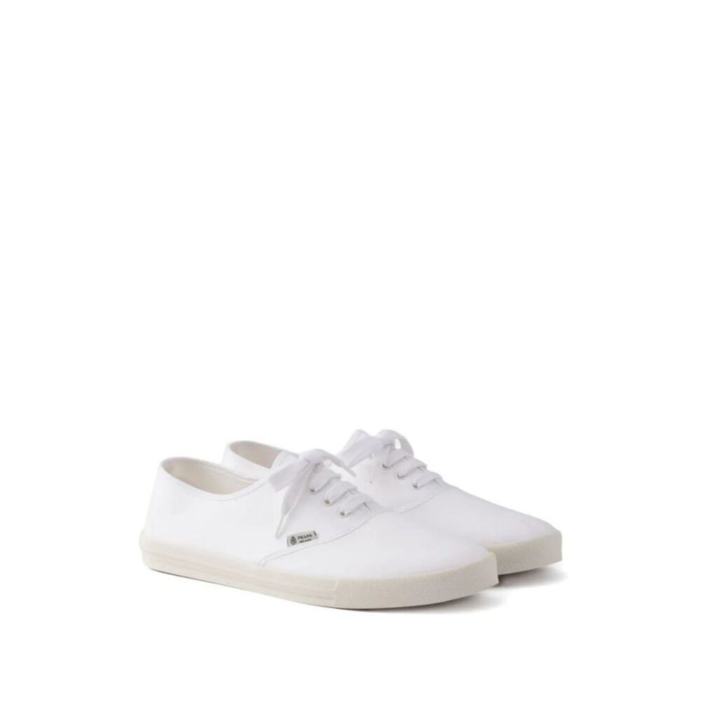 Prada Men Drill Fabric Sneakers - Picture 4 of 6